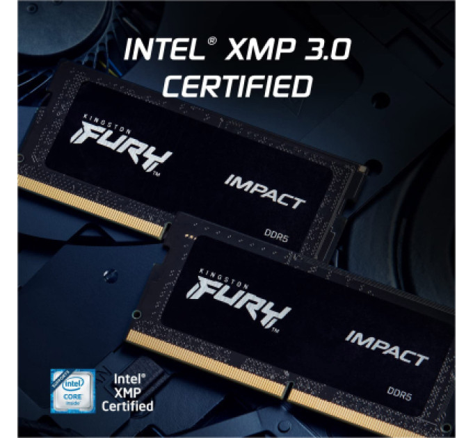 Kingston Fury (ex.HyperX) Модуль пам'яті для ноутбука SoDIMM DDR5 16GB 5600 MHz Impact Kingston Fury (ex.HyperX) (KF556S40IB-16)