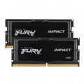 Kingston Fury (ex.HyperX) Модуль пам'яті для ноутбука SoDIMM DDR5 32GB (2x16GB) 5600 MHz Impact Black Kingston Fury (ex.HyperX) (KF556S40IBK2-32)