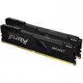 Kingston Fury (ex.HyperX) Модуль пам'яті для комп'ютера DDR4 16GB (2x8GB) 3200 MHz Black Kingston Fury (ex.HyperX) (KF432C16BBK2/16WP)