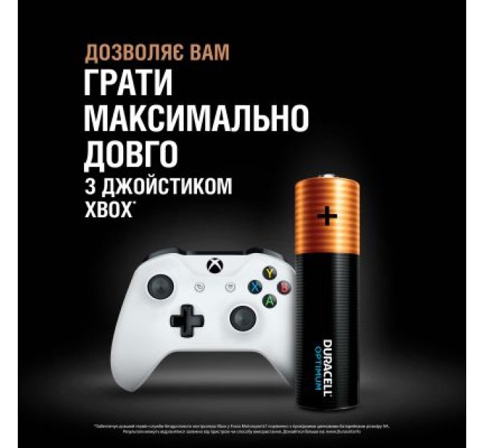 Duracell Батарейка Duracell Optimum AA лужні 4 шт. в упаковці (5015595)
