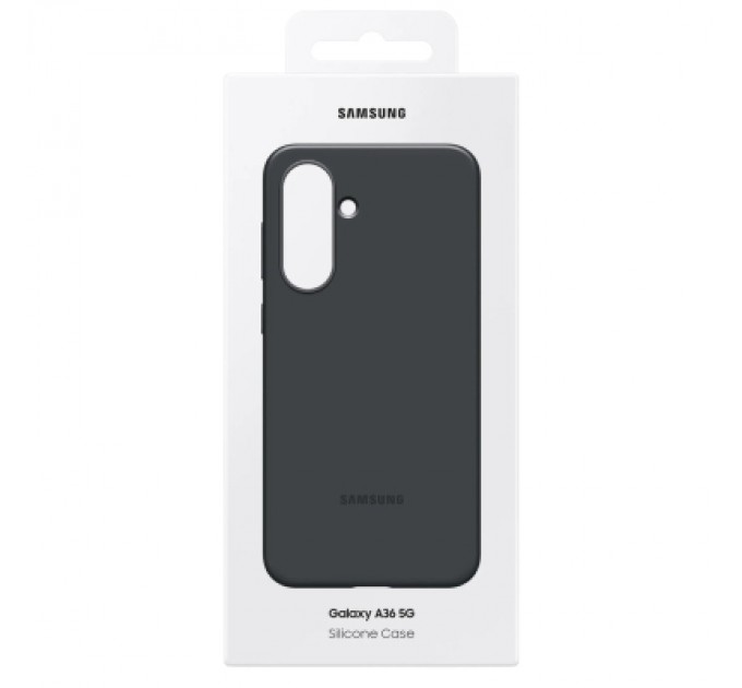 Samsung Чохол до мобільного телефона Samsung для Galaxy A36 (A366), Silicone Case black (EF-PA366CBEGWW)
