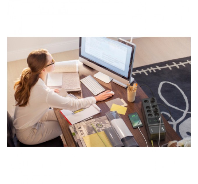 APC Пристрій безперебійного живлення APC Back-UPS 1050VA, 600W (BE1050G2-GR)