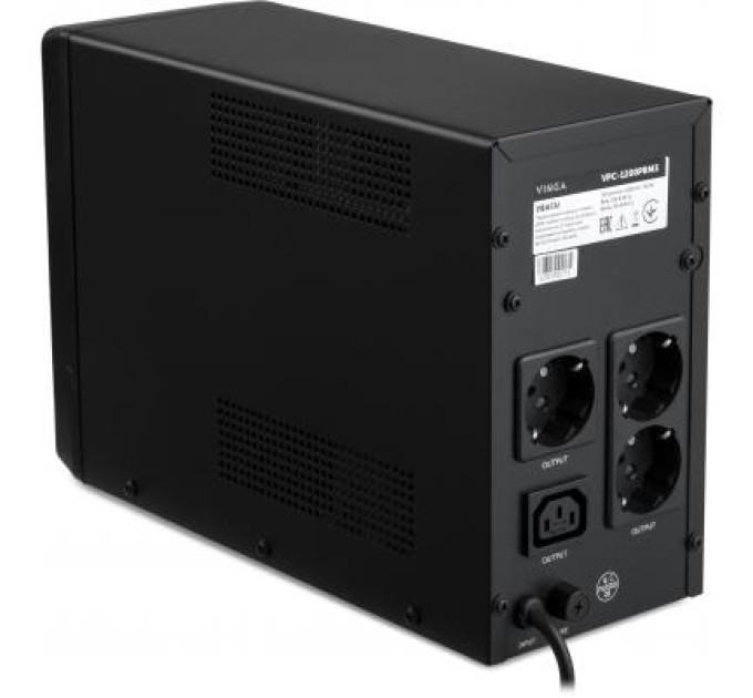 Vinga Пристрій безперебійного живлення Vinga LED 1200VA ( VPC-1200PRM3 ) (VPC-1200PRM3)