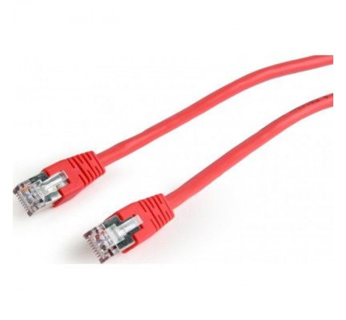 Cablexpert Патч-корд 0.5м FTP cat 6 CCA red Cablexpert (PP6-0.5M/R)
