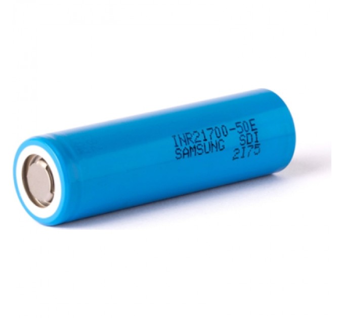 Samsung Акумулятор 21700 4900mAh, 10A, 4.2/3.6/2.5V, Blue Samsung (INR21700-50E / 31895)