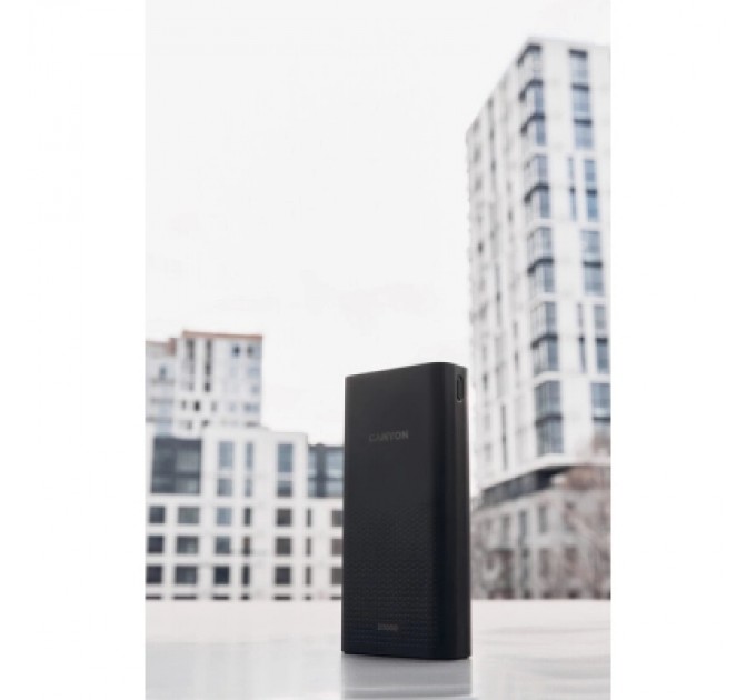 Canyon Батарея універсальна Canyon 20000mAh, Input 5V/2A, Output 5V/2.1A(Max), Black (CNE-CPB2001B)