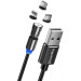 ColorWay Дата кабель USB 2.0 AM to Lightning + Micro 5P + Type-C 1.0m Magnetic Ro ColorWay (CW-CBUU037-BK)