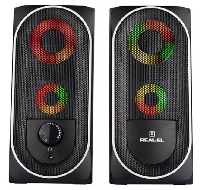 REAL-EL Акустична система REAL-EL S-110 USB Black