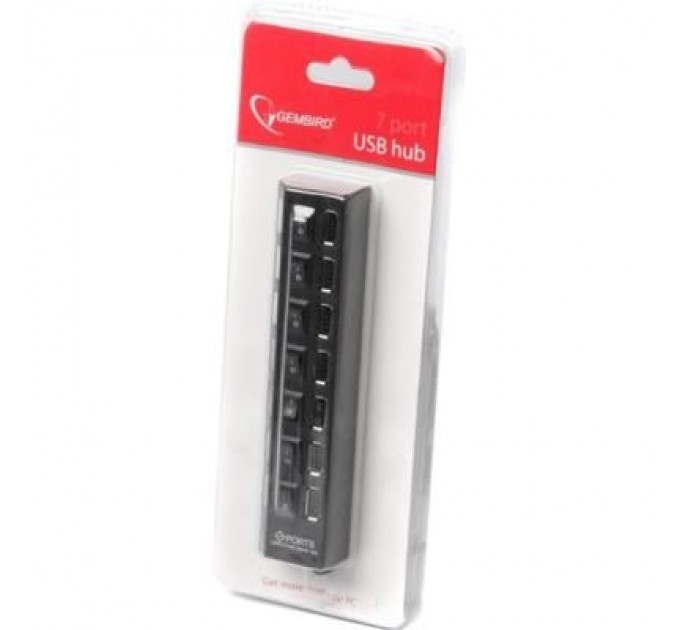 Gembird Концентратор 7 port USB 2.0 Gembird (UHB-U2P7-03)