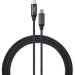 Vinga Дата кабель USB-C to USB-C 1.0m 100W E-Mark Chip Nylon Vinga (VCPCTC100BK)