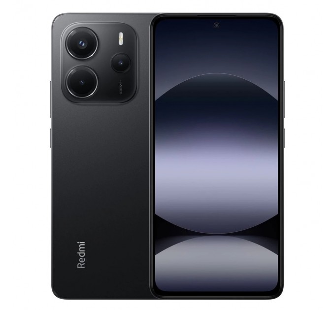 Xiaomi Смартфон Xiaomi Redmi Note 14 5G 8/256GB Midnight Black; 6.67" (2400х1080) AMOLED / MediaTek Dimensity 7025 Ultra / ОЗУ 8 ГБ / 256 ГБ встроенной + microSD до 1 ТБ / камера 108+8+2 Мп + 20 Мп / 5G / Bluetooth, Wi-Fi, NFC / GPS, Galileo, Glonass