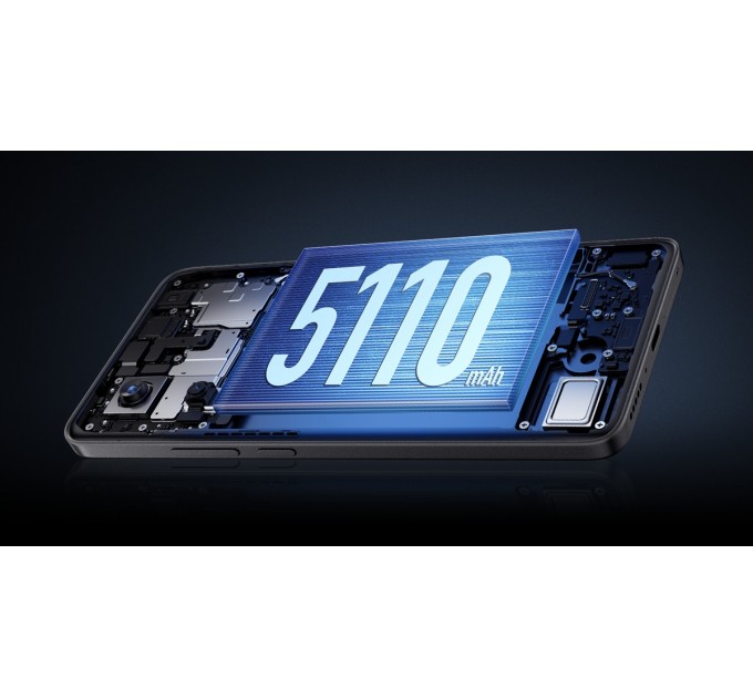 Xiaomi Смартфон Xiaomi Redmi Note 14 5G 8/256GB Midnight Black; 6.67" (2400х1080) AMOLED / MediaTek Dimensity 7025 Ultra / ОЗУ 8 ГБ / 256 ГБ встроенной + microSD до 1 ТБ / камера 108+8+2 Мп + 20 Мп / 5G / Bluetooth, Wi-Fi, NFC / GPS, Galileo, Glonass