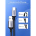 Ugreen Дата кабель USB 2.0 AM to Type-C 1.5m US288 Aluminum Braid (Black) Ugreen (60127)