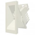 Molex Модуль Keystone RJ45 STP кат. 5е, 22.5х45, кутовий, white Molex (16.1C.011.D0035)