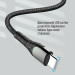 ColorWay Дата кабель USB-C to USB-C 1.0m PD Fast Charging 65W 3А grey ColorWay (CW-CBPDCC040-GR)