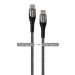 ColorWay Дата кабель USB-C to USB-C 2.0m PD Fast Charging 65W 3A grey ColorWay (CW-CBPDCC039-GR)
