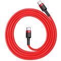 Baseus Дата кабель USB-C to USB-C 1.0m USB 3.1 3A red Baseus (CATKLF-G09)