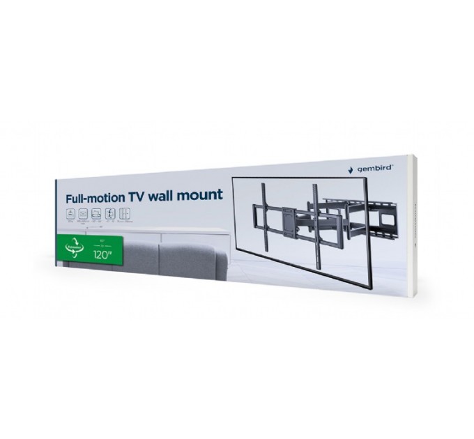 Gembird Кронштейн Gembird WM-120ST-01 (VESA900х600)