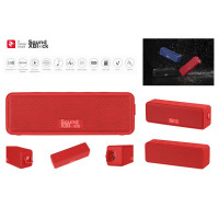 Акустична система 2E SoundXBlock TWS MP3 Wireless Waterproof Red (2E-BSSXBWRD)