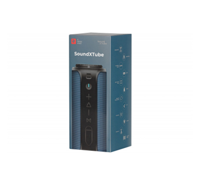 2E Акустична система 2E SoundXTube TWS MP3 Wireless Waterproof Blue (2E-BSSXTWBL)