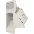 Molex Модуль Keystone RJ45 UTP кат. 5е, 25х50, кутовий, white Molex (17.1B.011.D0052)