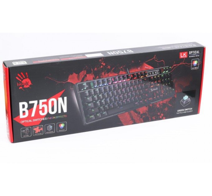 A4Tech Клавіатура A4Tech B750N Bloody Black