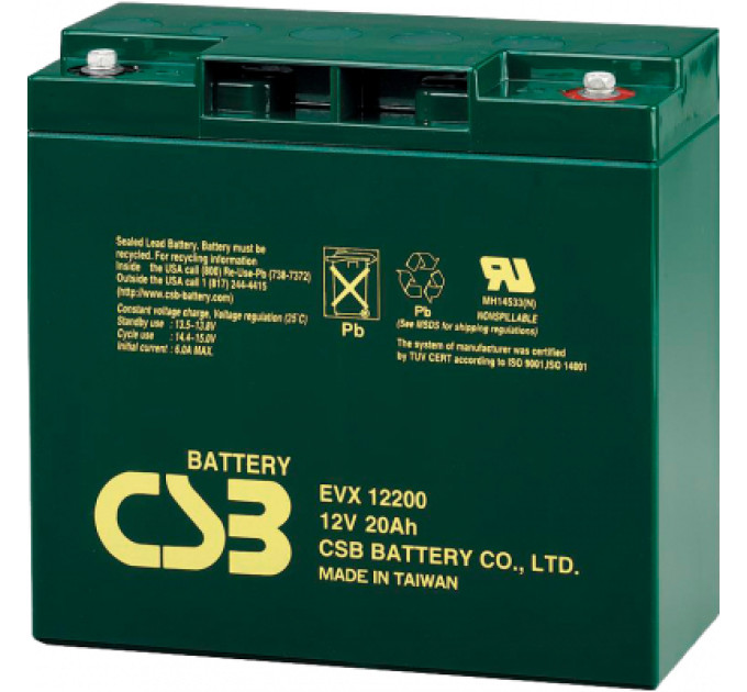 CSB Батарея до ДБЖ CSB EVX12200 12В 20 Ач (EVX12200)