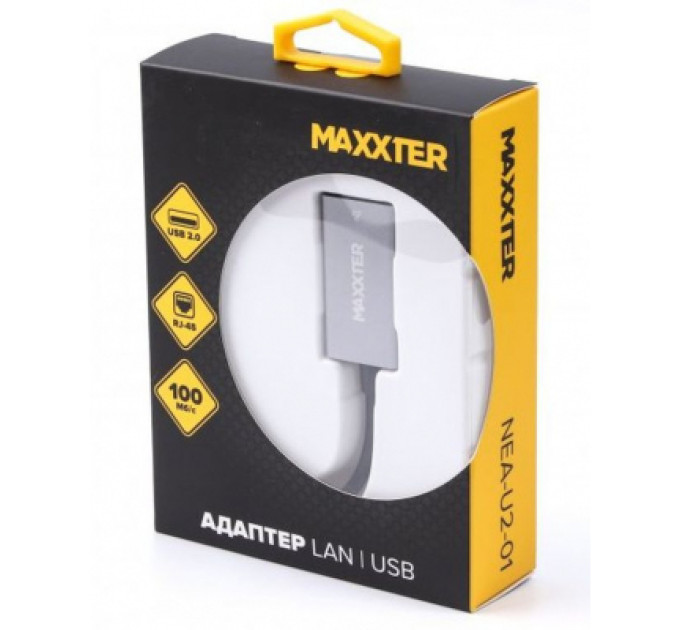 Maxxter Адаптер Maxxter USB to Ethernet 100 Mbps (NEA-U2-01)
