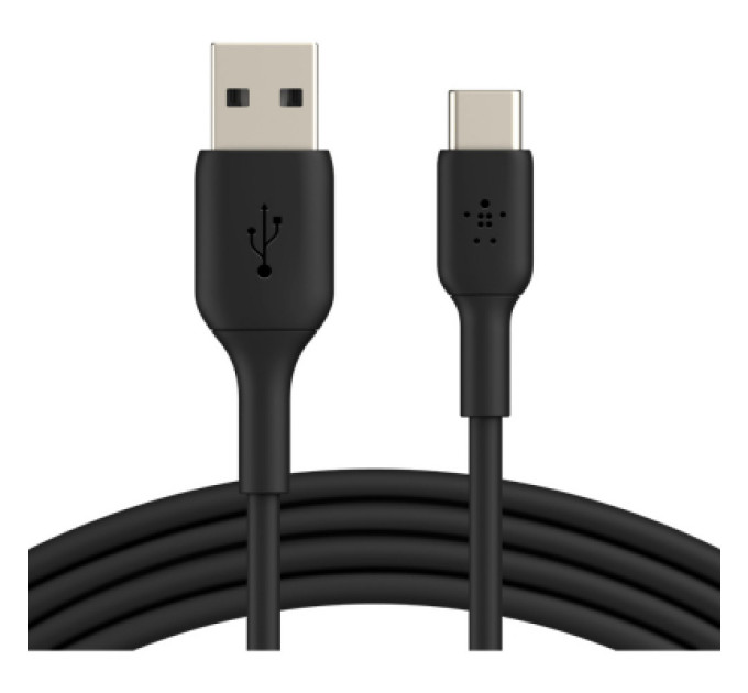 Belkin Дата кабель USB 2.0 AM to Type-C 1.0m PVC black Belkin (CAB001BT1MBK)