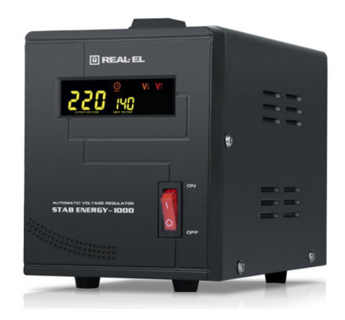 REAL-EL Стабілізатор REAL-EL STAB ENERGY-1000 (EL122400012)