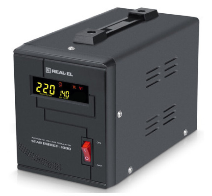 REAL-EL Стабілізатор REAL-EL STAB ENERGY-1000 (EL122400012)