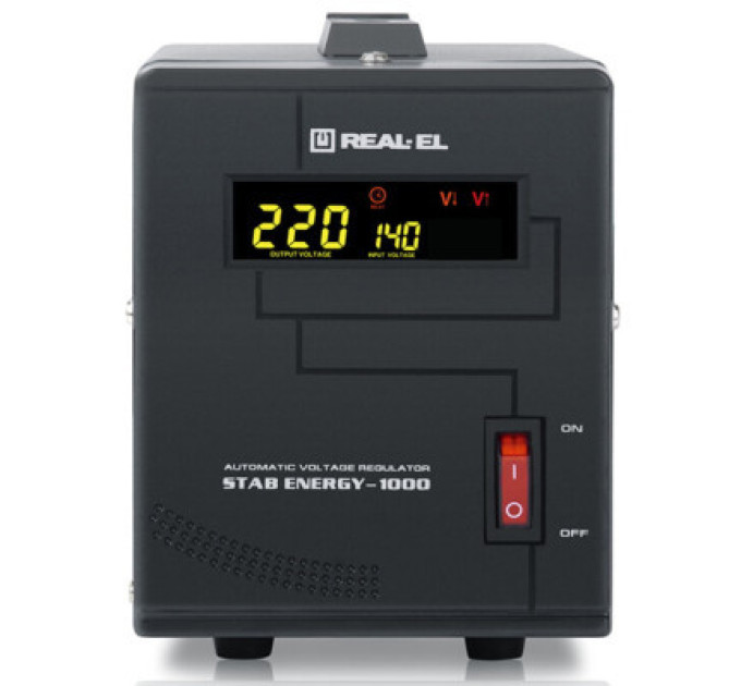 REAL-EL Стабілізатор REAL-EL STAB ENERGY-1000 (EL122400012)