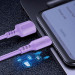 ColorWay Дата кабель USB 2.0 AM to Lightning 1.0m soft silicone violet ColorWay (CW-CBUL044-PU)