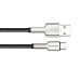 ColorWay Дата кабель USB 2.0 AM to Type-C 1.0m head metal black ColorWay (CW-CBUC046-BK)