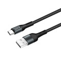 ColorWay Дата кабель USB 2.0 AM to Type-C 1.0m nylon black ColorWay (CW-CBUC045-BK)