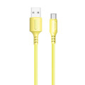 ColorWay Дата кабель USB 2.0 AM to Type-C 1.0m soft silicone yellow ColorWay (CW-CBUC043-Y)