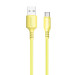 ColorWay Дата кабель USB 2.0 AM to Type-C 1.0m soft silicone yellow ColorWay (CW-CBUC043-Y)