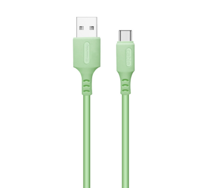 ColorWay Дата кабель USB 2.0 AM to Type-C 1.0m soft silicone green ColorWay (CW-CBUC042-GR)