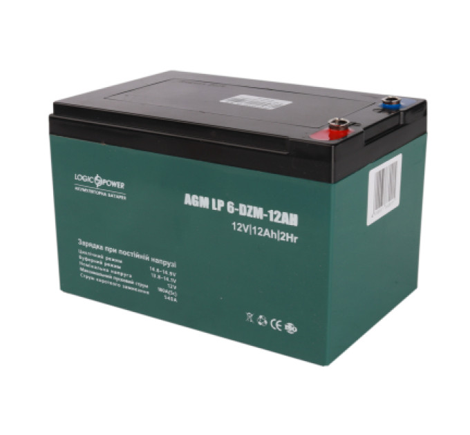 LogicPower Батарея до ДБЖ LogicPower 12V 12Ah LP-6-DZM-12 (9172)