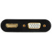 Cablexpert Перехідник Cablexpert HDMI to HDMI/VGA+audio 3.5mm (A-HDMIM-HDMIFVGAF-01)