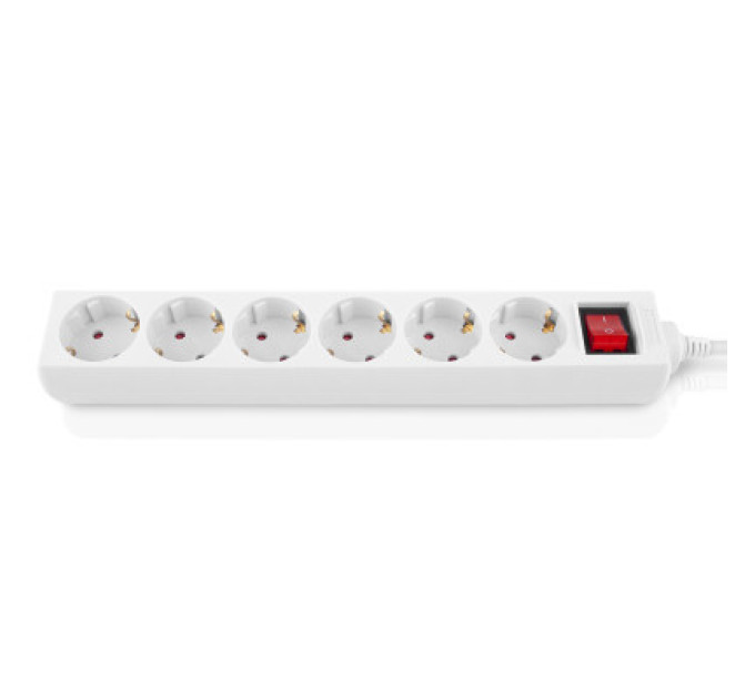 REAL-EL Мережевий фільтр живлення REAL-EL RS-6 Protect M 5m, white (EL122300035)