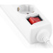 REAL-EL Мережевий фільтр живлення REAL-EL RS-6 Protect M 5m, white (EL122300035)