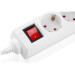 REAL-EL Мережевий фільтр живлення REAL-EL RS-6 Protect M 5m, white (EL122300035)