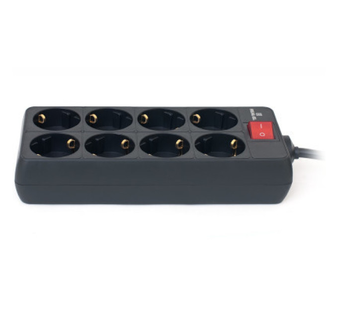 REAL-EL Мережевий фільтр живлення REAL-EL RS-8 Protect 5m, black (EL122300024)