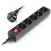 REAL-EL Мережевий фільтр живлення REAL-EL RS-Protect M 1.8m, black (EL122300026)