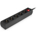 REAL-EL Мережевий фільтр живлення REAL-EL RS-Protect M 1.8m, black (EL122300026)
