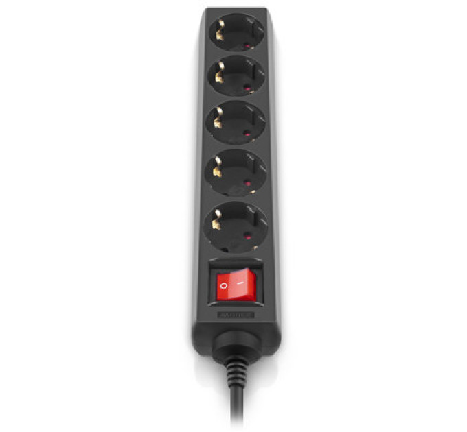 REAL-EL Мережевий фільтр живлення REAL-EL RS-Protect M 1.8m, black (EL122300026)