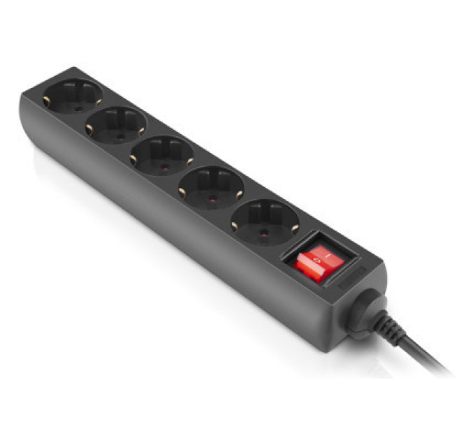 REAL-EL Мережевий фільтр живлення REAL-EL RS-Protect M 1.8m, black (EL122300026)