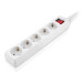 REAL-EL Мережевий фільтр живлення REAL-EL RS-Protect M 1.8m, white (EL122300025)