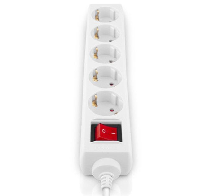 REAL-EL Мережевий фільтр живлення REAL-EL RS-Protect M 1.8m, white (EL122300025)